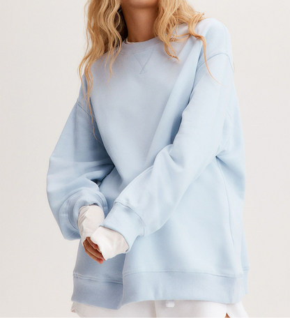 Blue Oversized Sweatshirt