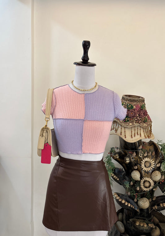 Cute Colourblock Top