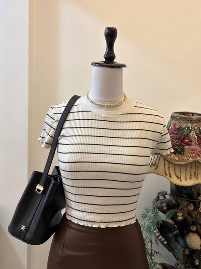 B&W Striped Top