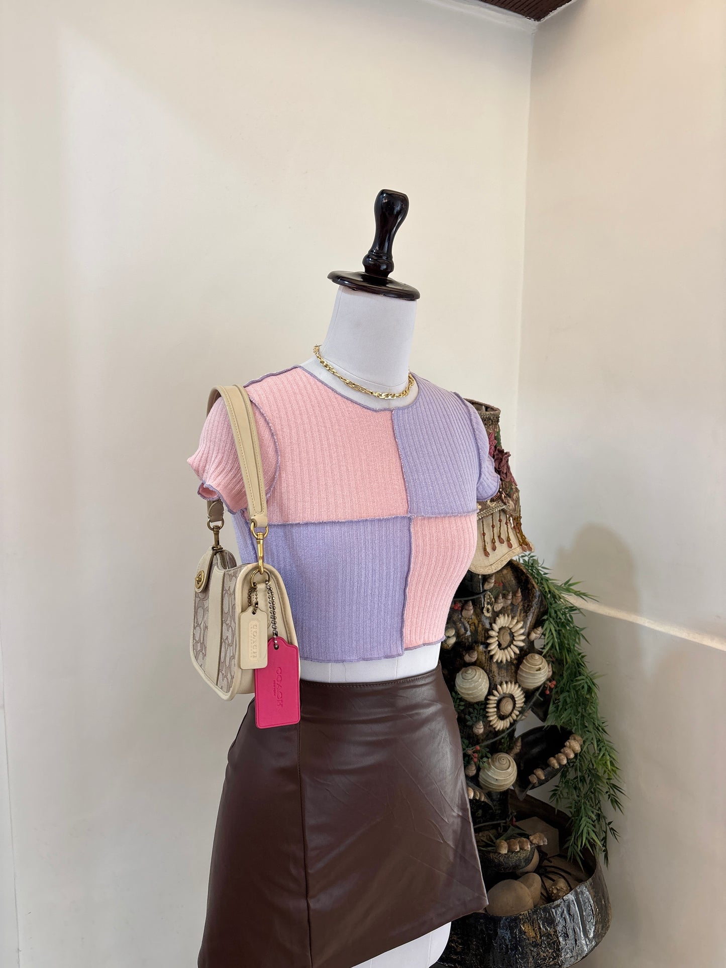 Cute Colourblock Top